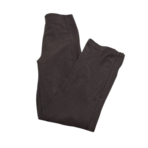 Lululemon Ribbed Softstreme Zip-Leg High-Rise Cropped Pants 25" - Picture 2 of 2